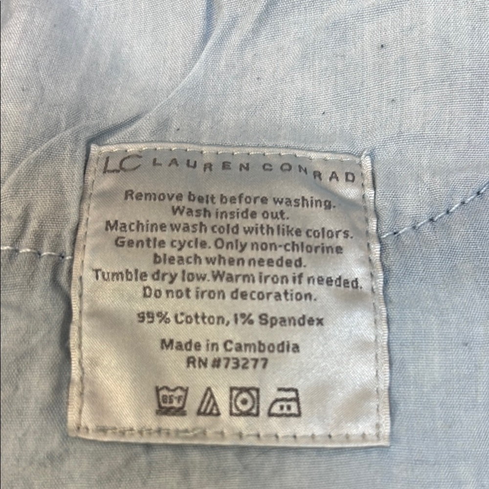 LC Lauren Conrad Dark Indigo Denim Shorts - Picture 8 of 8